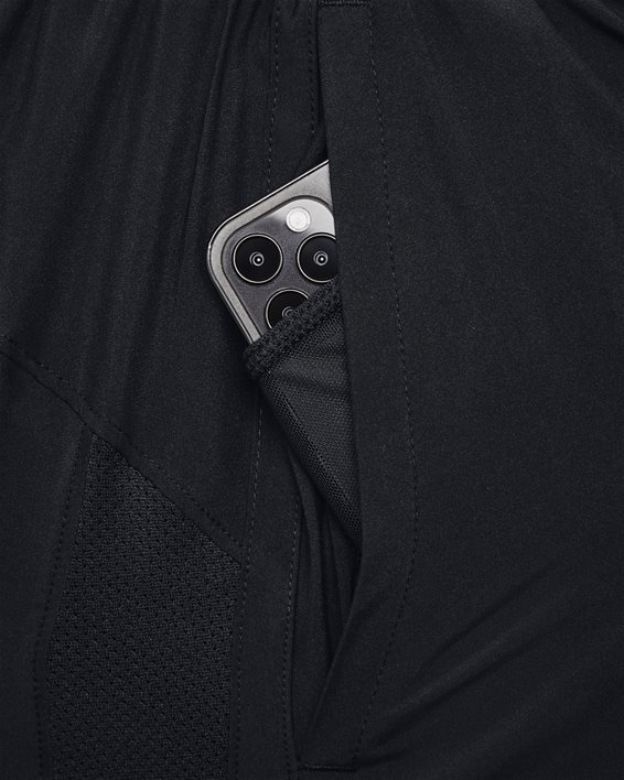 Men's UA Launch 5" Shorts in Black image number 7